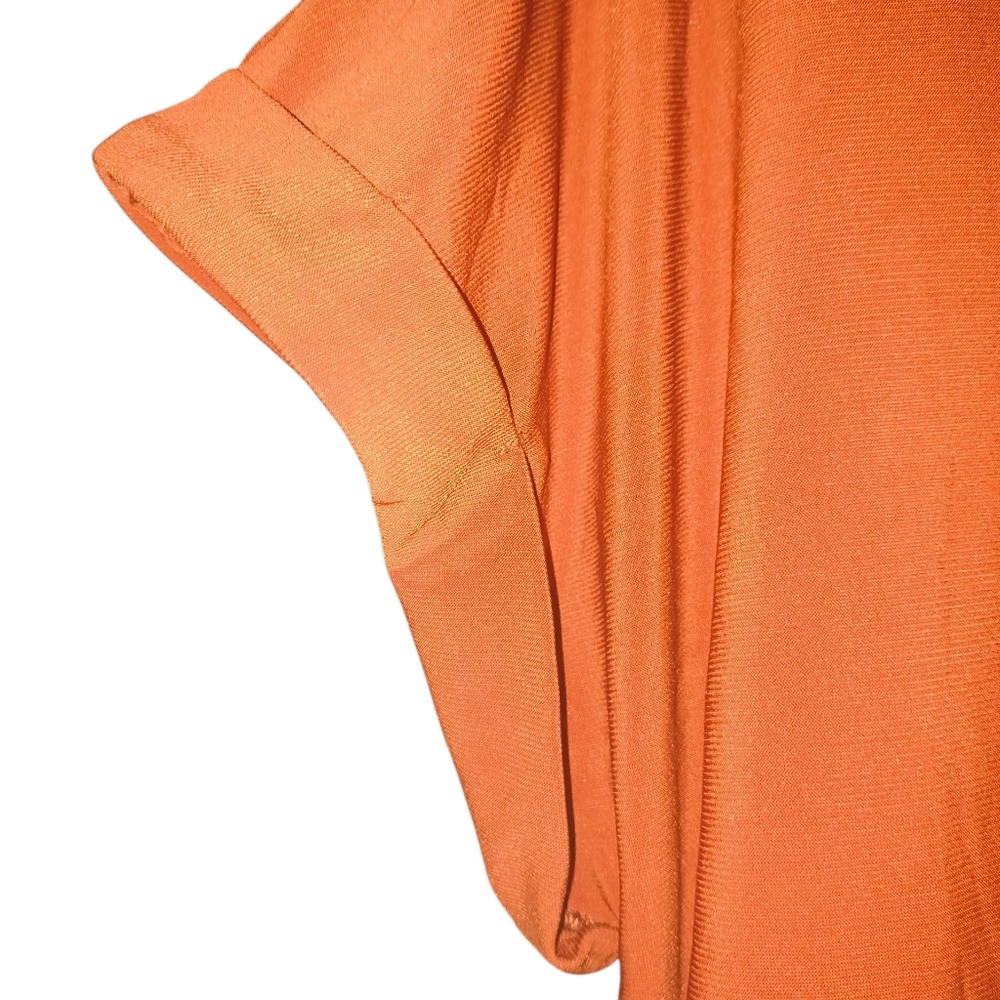 3/$8 Fun Orange Short-Sleeve Top - Picture 3 of 5